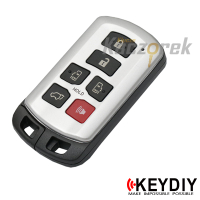 Keydiy  821 - TIB07-6  -  surový klíč - dálkové ovládání
